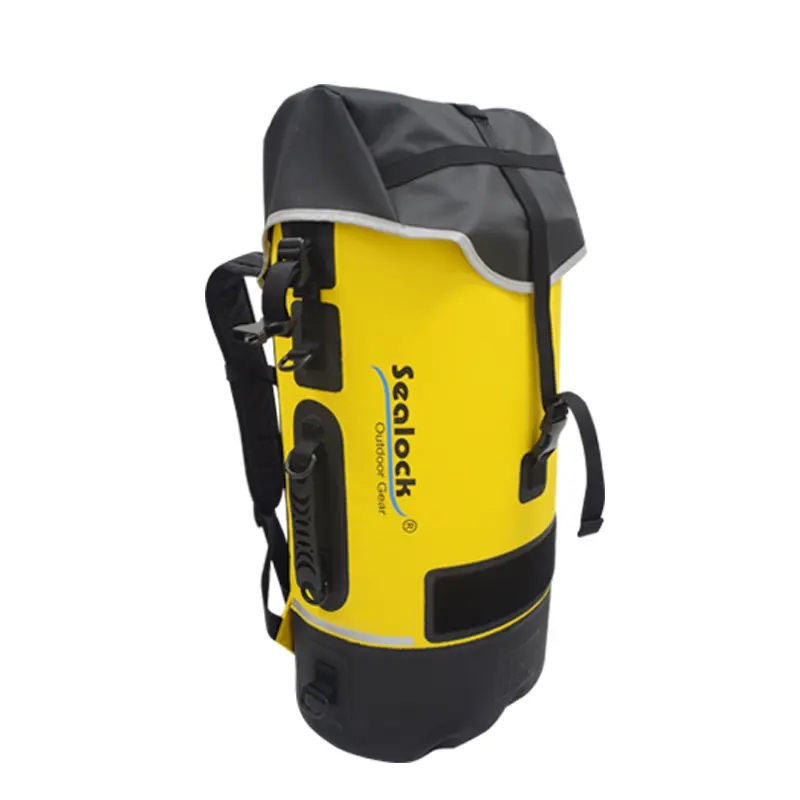 45L / 55L / 65L IPX8 Водоустойчива раница за пещери с уплътнение от естествен каучук